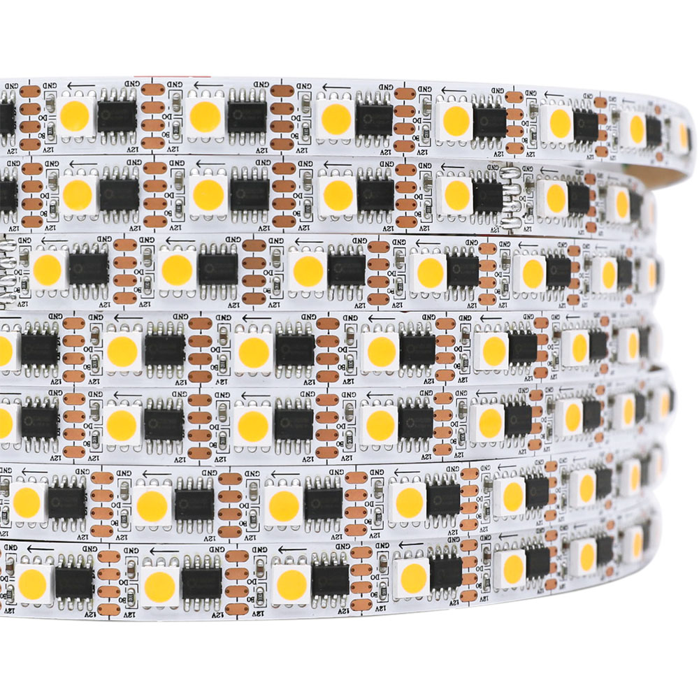 DC12V GS8208 5050SMD Breakpoint-continue, 300 LEDs Individually Addressable Single Color/RGB Digital Strip Lights, 5m/16.4ft per Roll